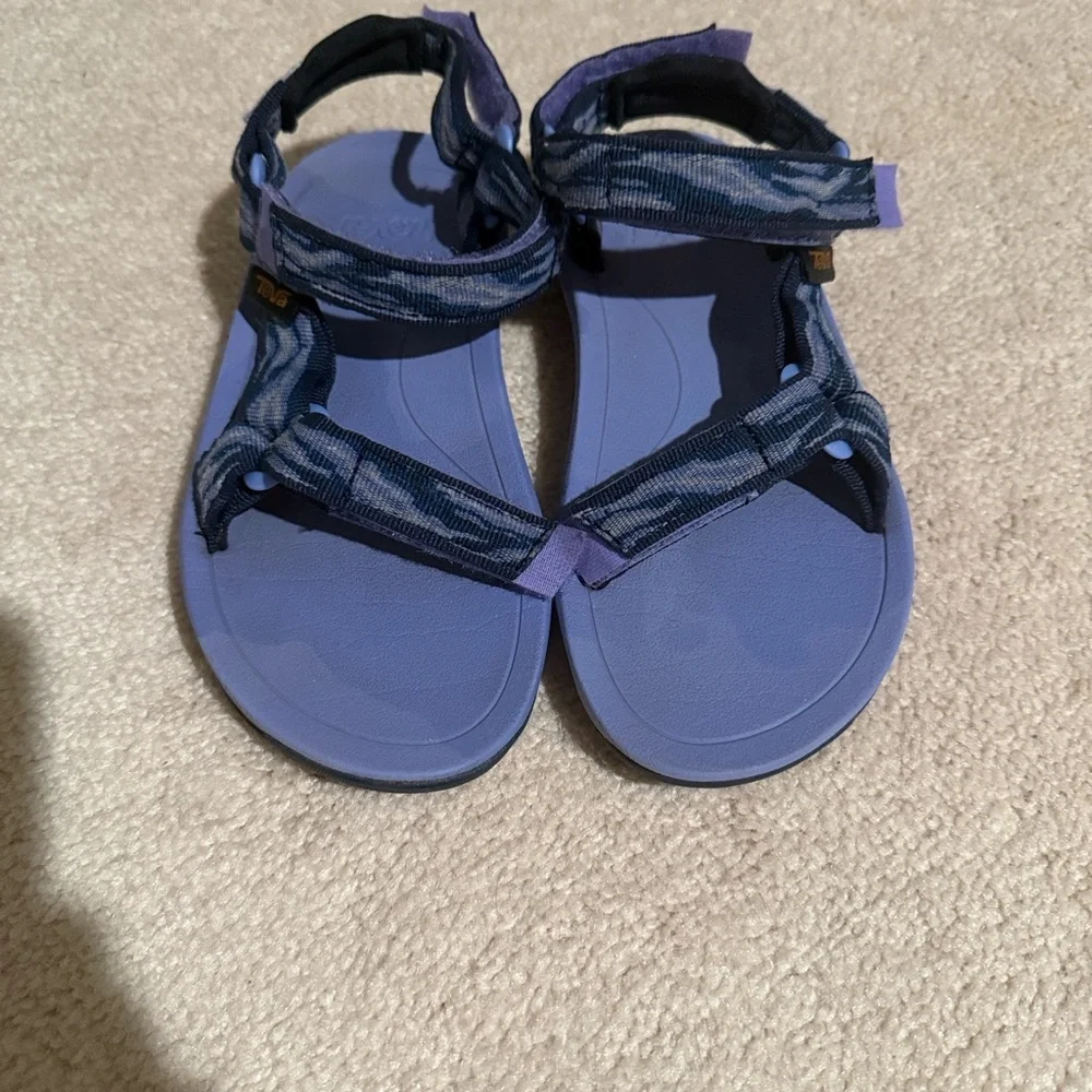 Teva Lilac and Navy Kids' Outdoor Sandals